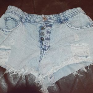 Rue 21 ripped jean shorts